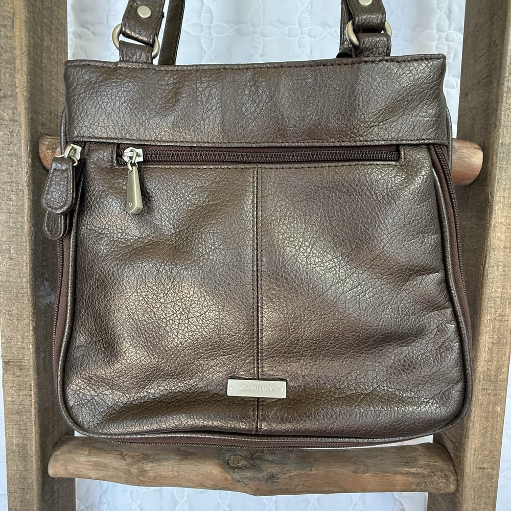 "Collection" brown over the shoulder purse